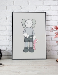 poster kaws gris 2