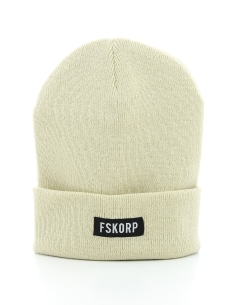 Bonnet écru box logo