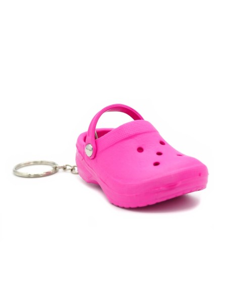 Porte-clé 3D Crocs Rose Bonbon