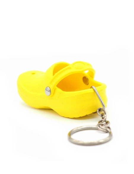 Porte-clé 3D Crocs Jaune