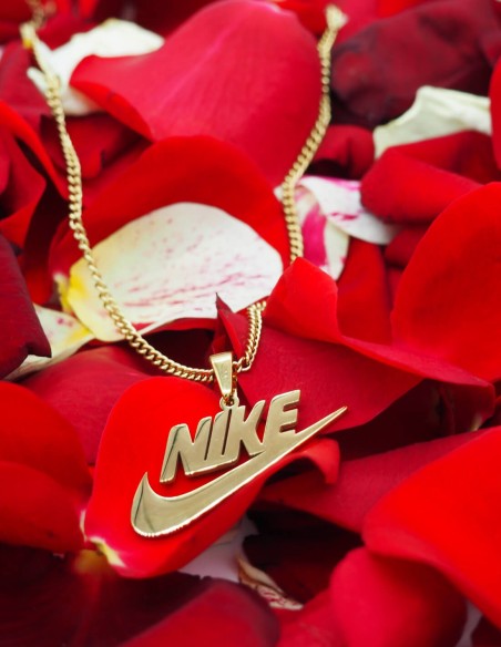 Collier Nike Logo doré