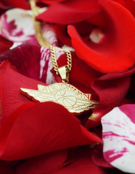 Collier Jordan Jumpman Doré