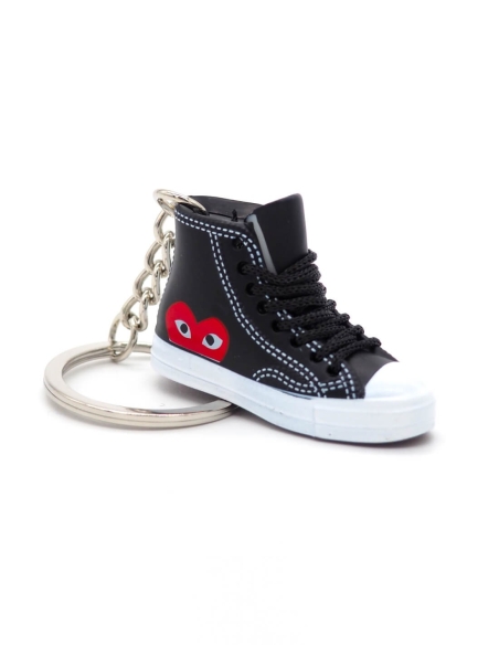 Porte-clé sneakers 3D Converse CDG Black Porte-clé sneakers 3D Converse CDG Black