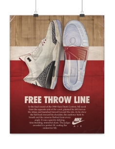 Poster Jordan 3 Retro Ad 'White Cement'
