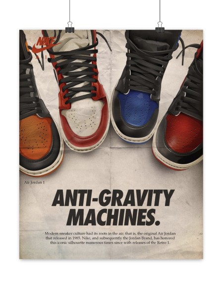Poster Air Jordan 1 Anti Gravity