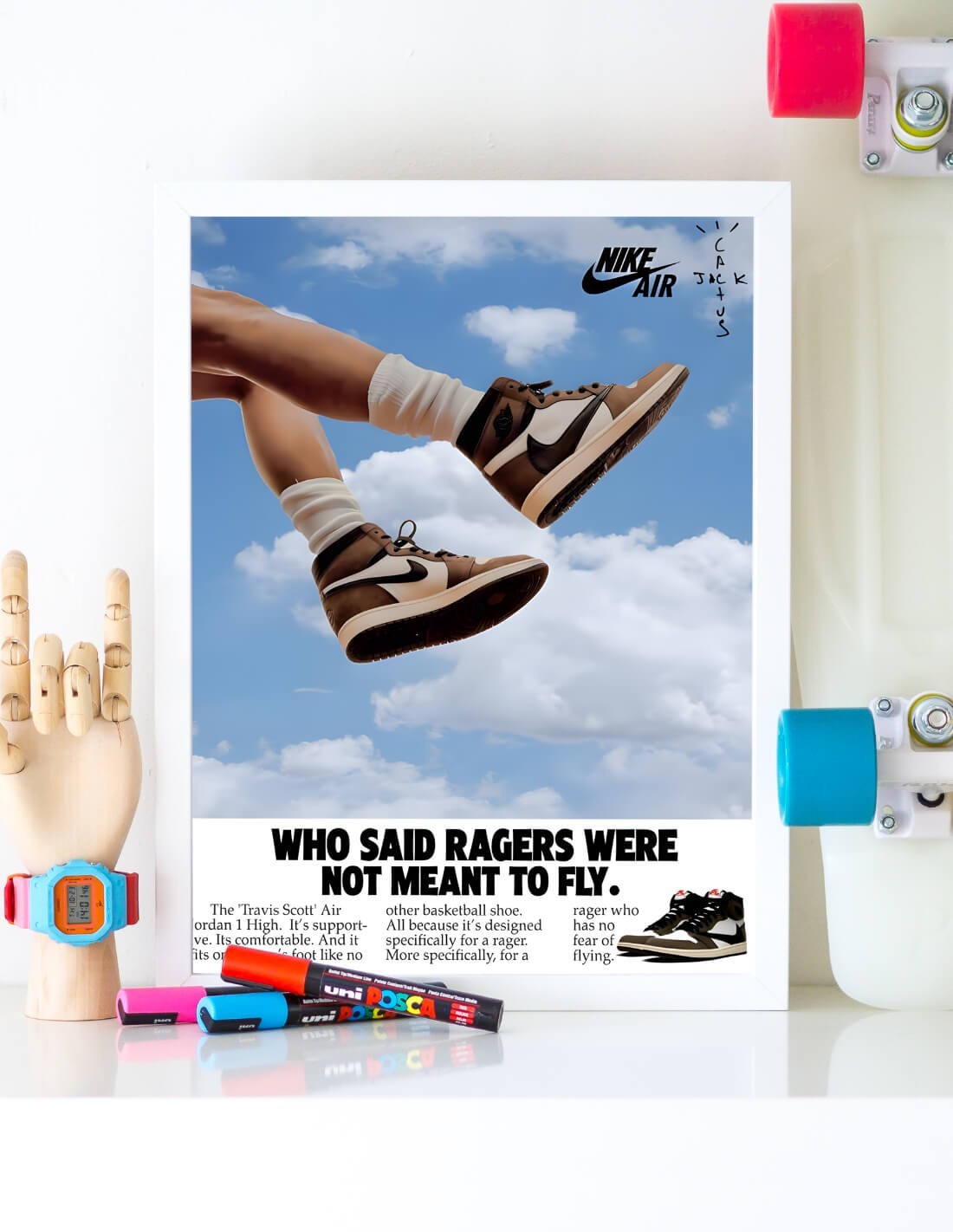 Poster Jordan 1 Travis Scott