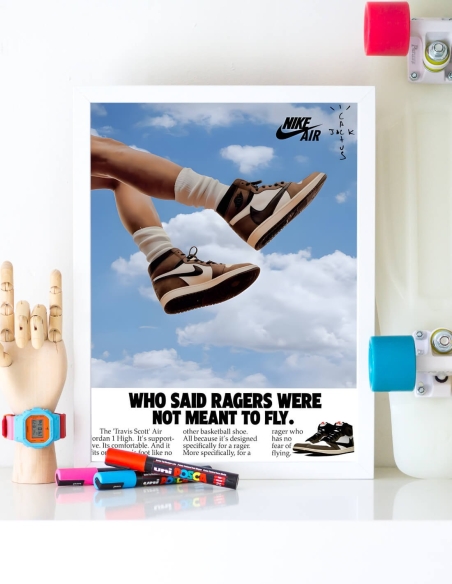 Poster Jordan 1 Travis Scott Ad