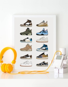 Poster Travis Scott sneakers 2