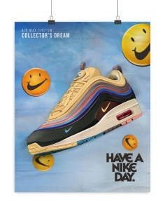 Poster Air Max 97 1 Sean Wotherspoon retro ad