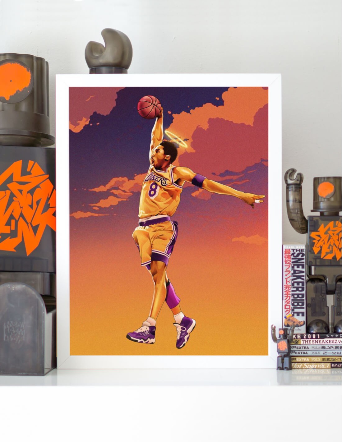 affiche basket ball Kobe Bryant