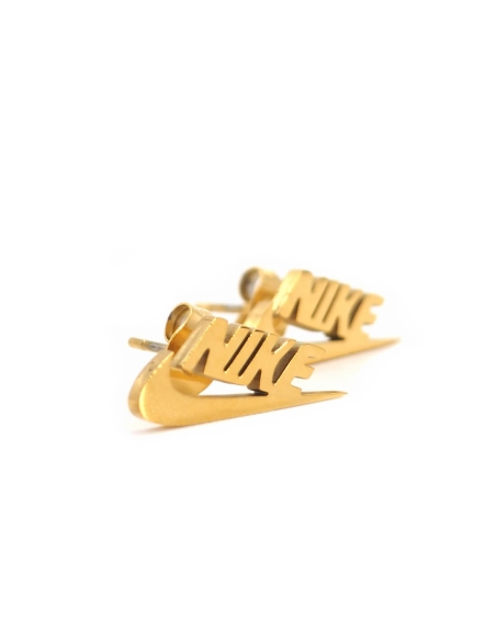 Boucles d'oreilles Nike Logo Doré Boucles d'oreilles Nike Logo Doré