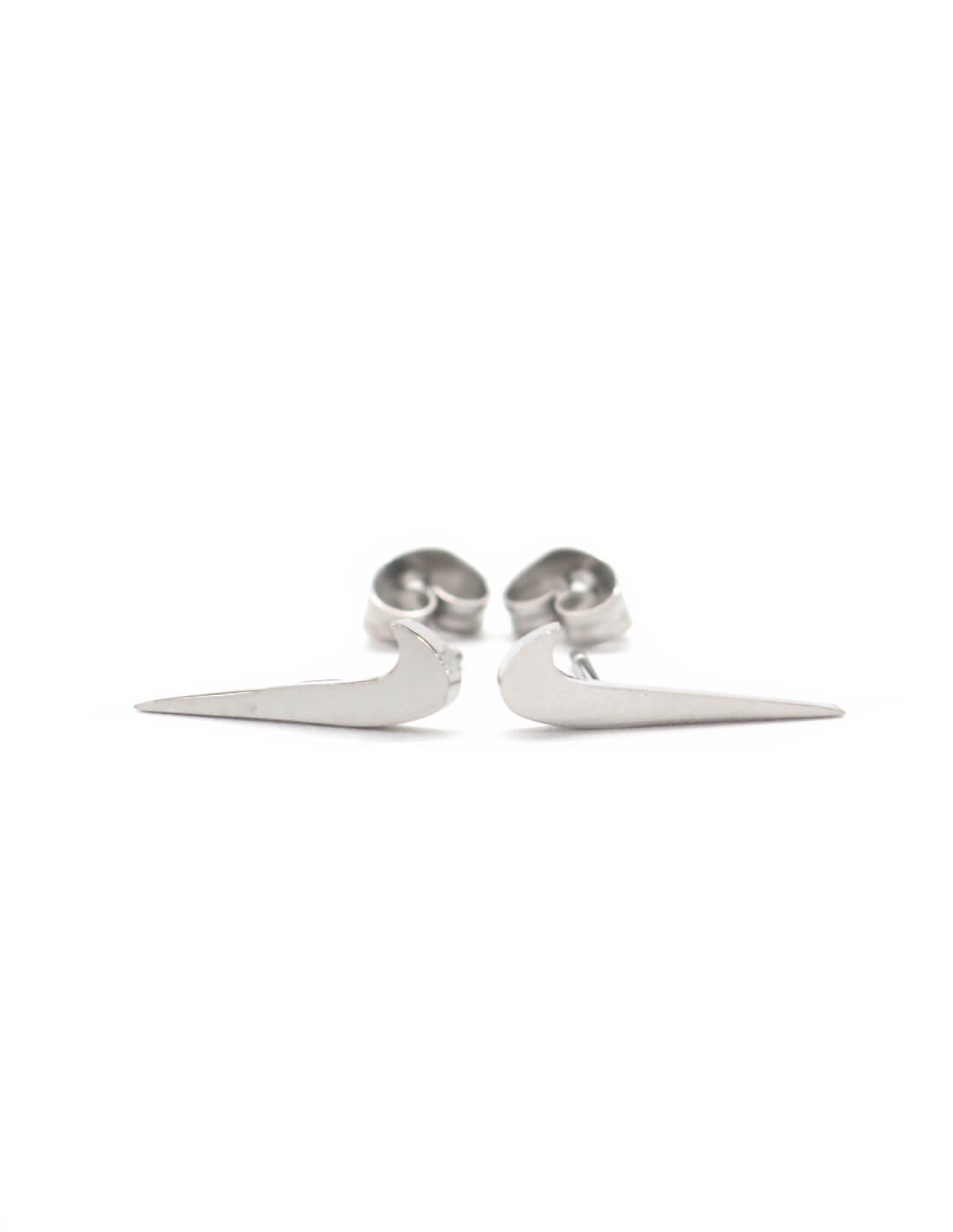 Boucles d'oreilles Swoosh Argenté
