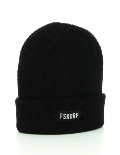 Bonnet noir cozy 2