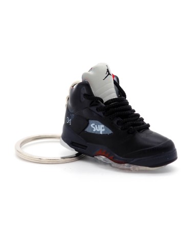 Porte-clé sneakers 3D Jordan 5 Supreme Black