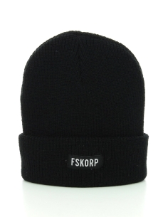 Bonnet noir cozy