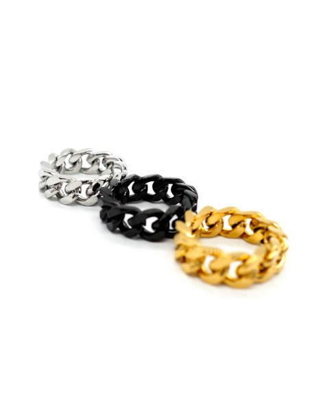 bagues à maillons cubains