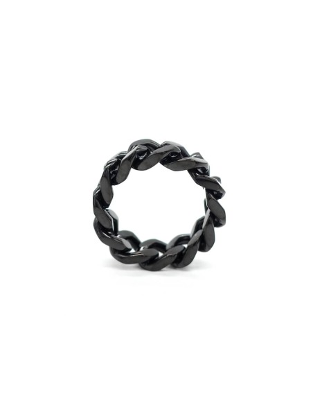 Bague Cubaine noire