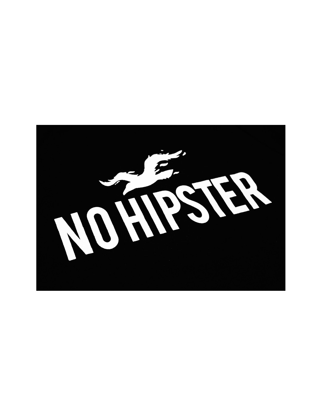 t-shirt no hipster noir