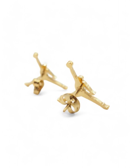 Boucles d'oreilles Jumpman doré