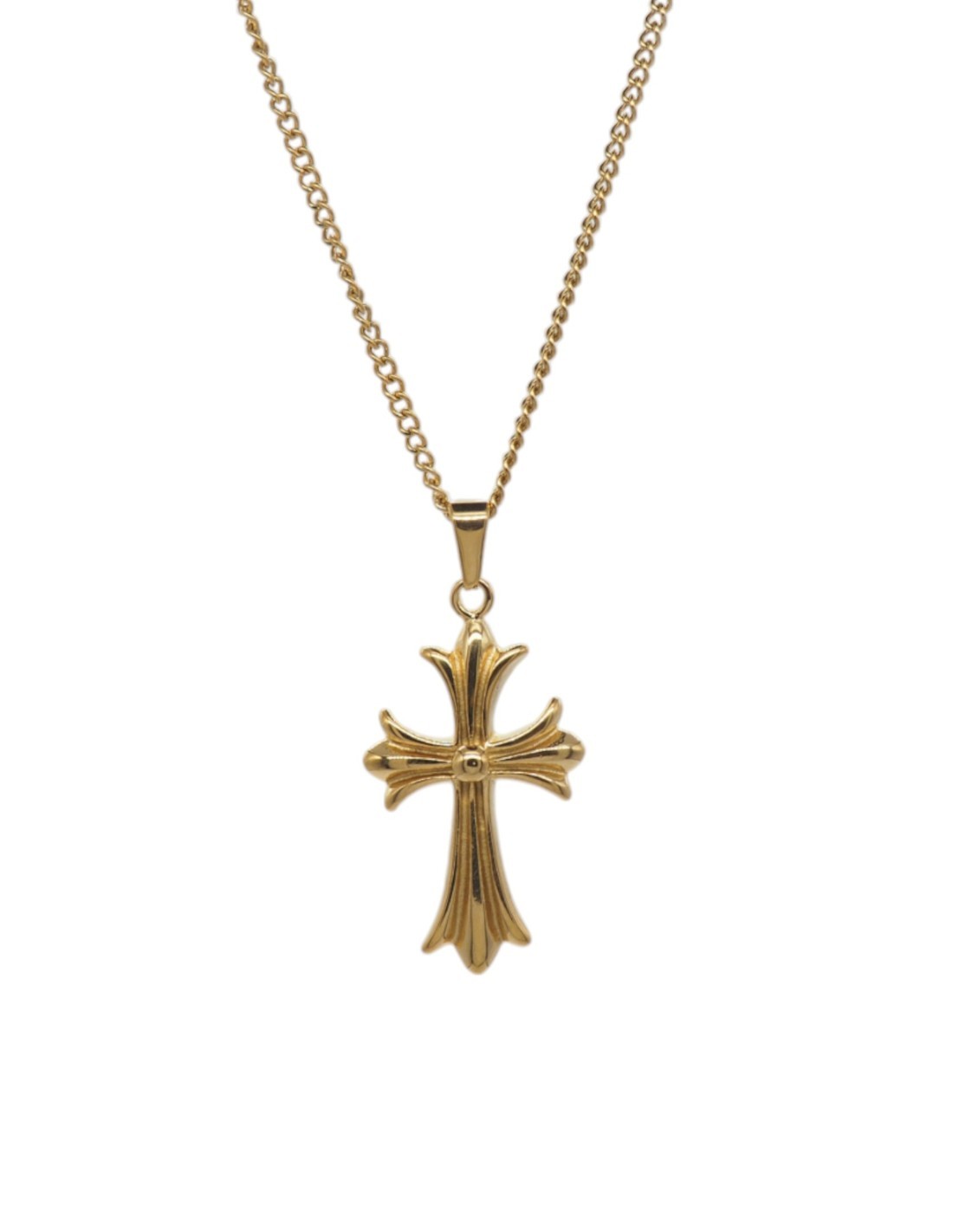 Collier croix patonce chrome hearts inspiration