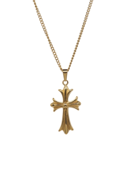 Collier croix patonce chrome hearts inspiration
