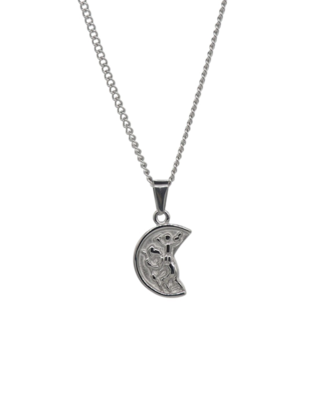 Collier saint christophe argenté