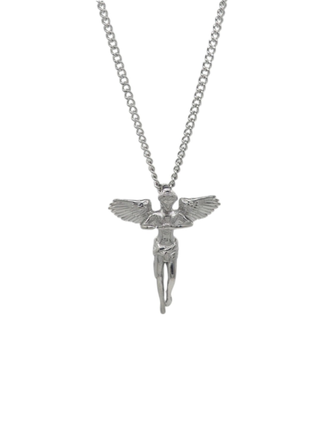 Collier ange Gabriel argenté