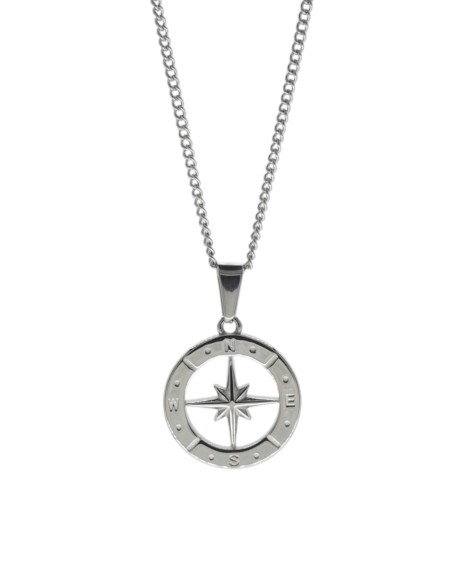 Collier Compass argenté