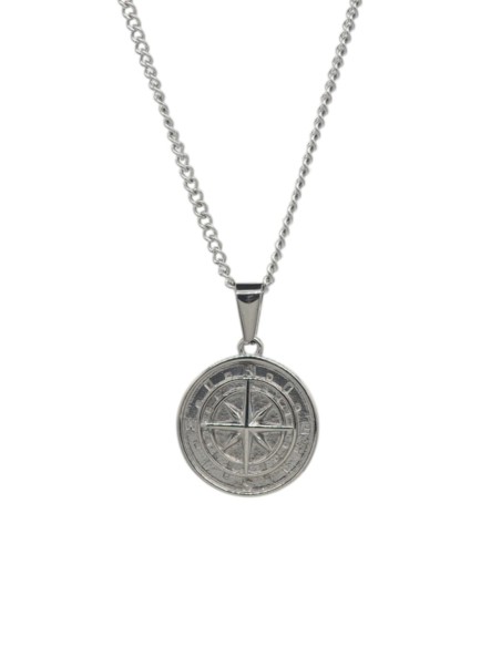 Collier Bussola argenté