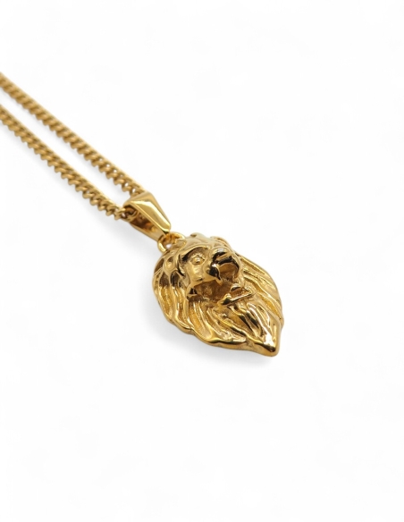 Collier pendentif lion doré Collier pendentif lion doré