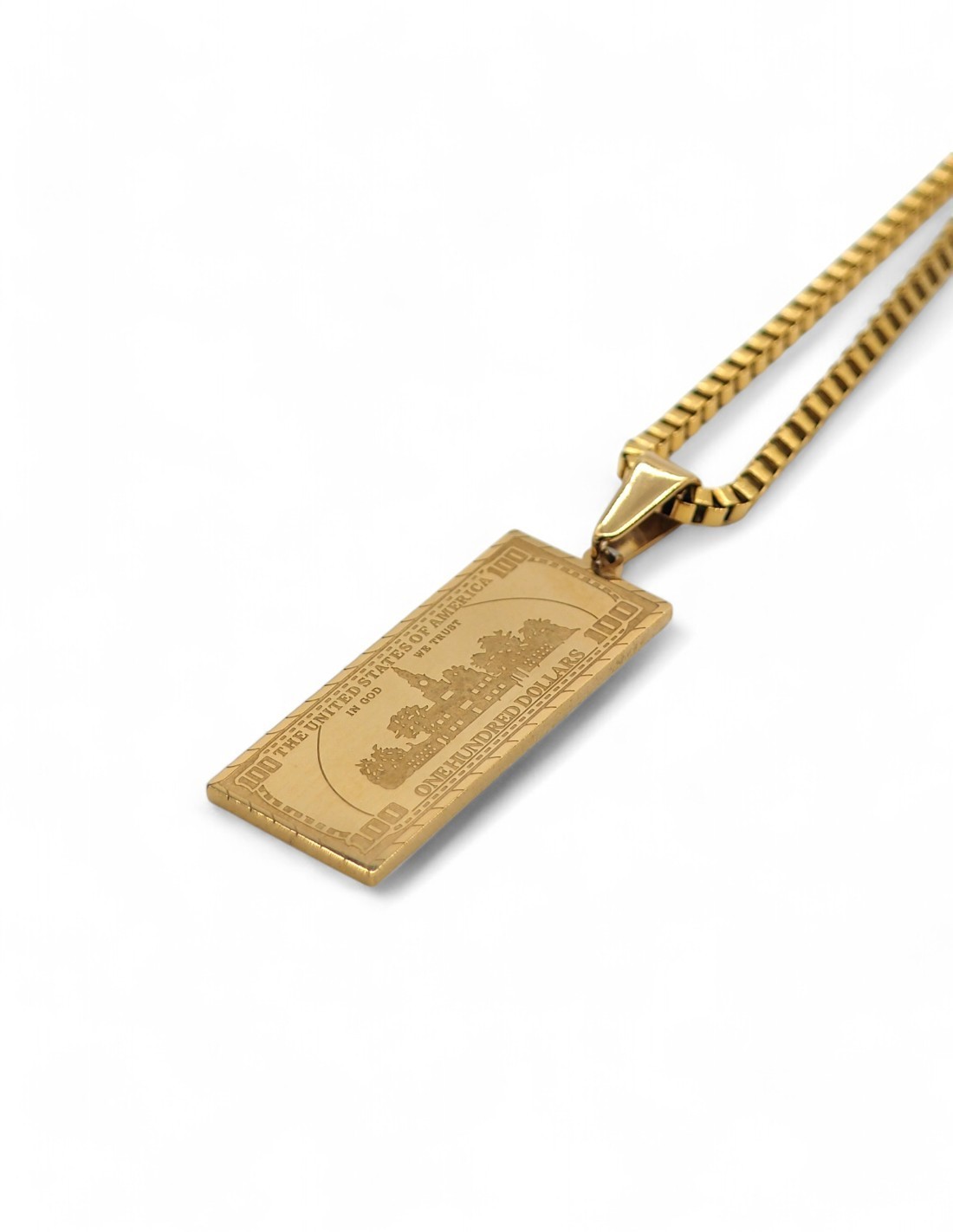 Collier Hustle doré