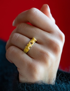 bague fendue maman dorée 2