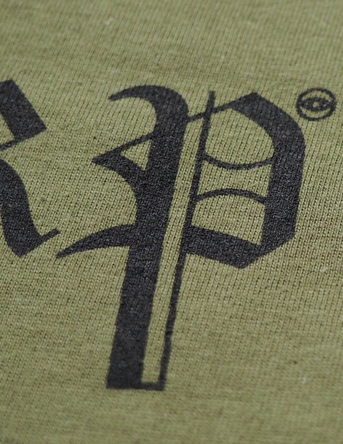 TEE SHIRT KAKI HOMME BLACKLETTER