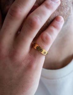 bague anti stress smiley 2