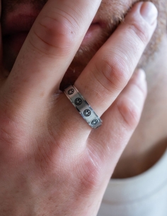 bague anti stress smiley 2
