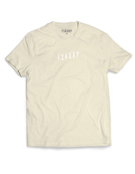 T-SHIRT beige homme fskorp