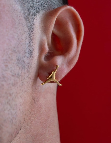 Boucles d'oreilles Jumpman doré