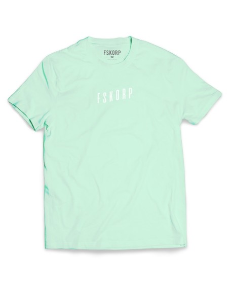 t-shirt turquoise homme wave