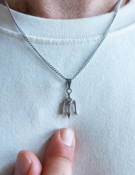 Collier Poséidon argenté