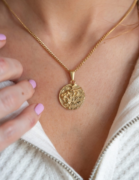 Collier Léo doré