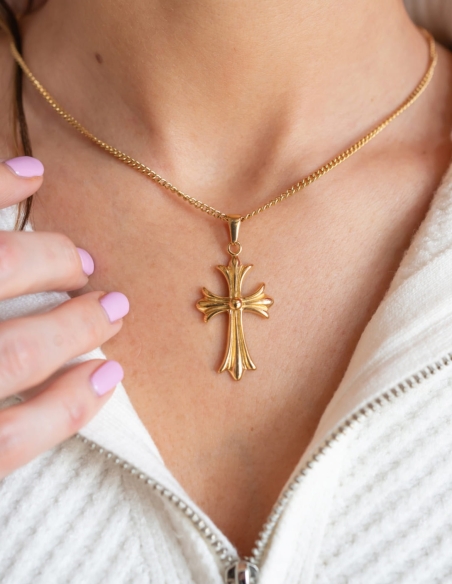 Collier Croix Patonce