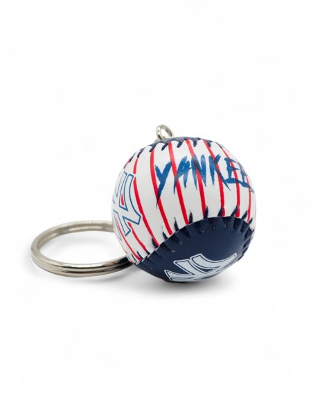 porte clé balle de baseball new york yankees