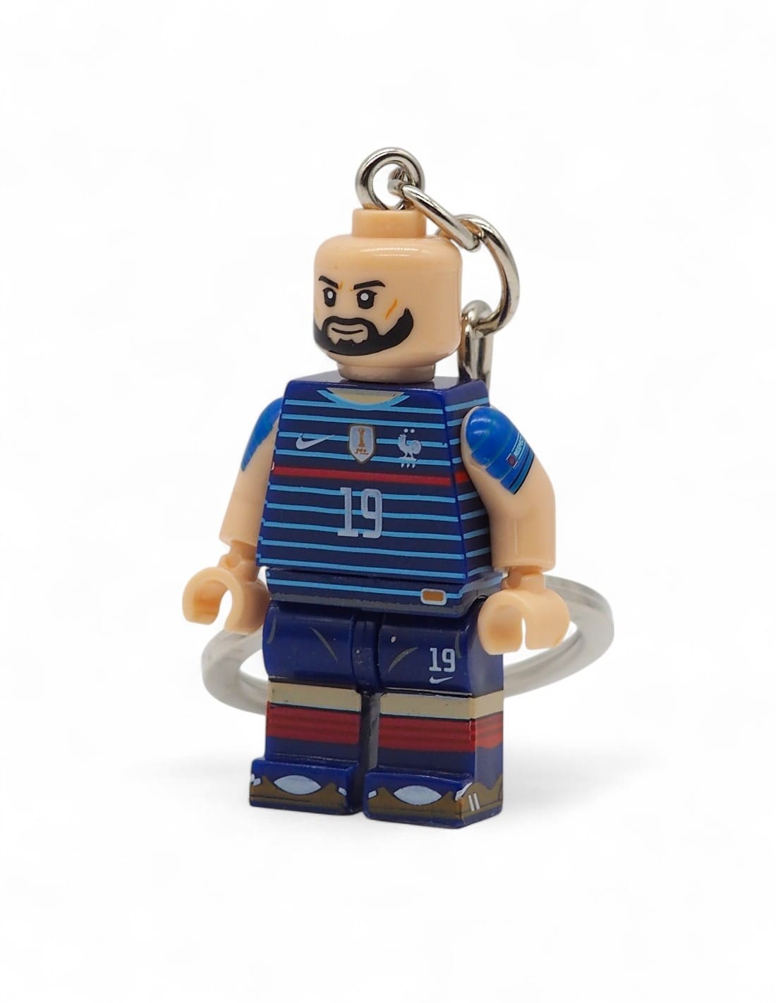 porte cle karim benzema france figurine