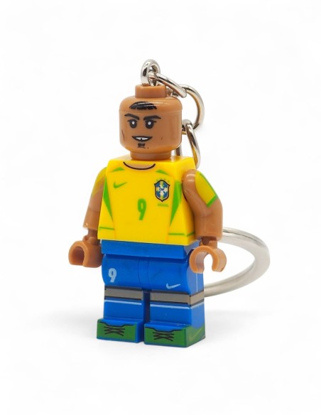 porte cle ronaldo nazario bresil figurine