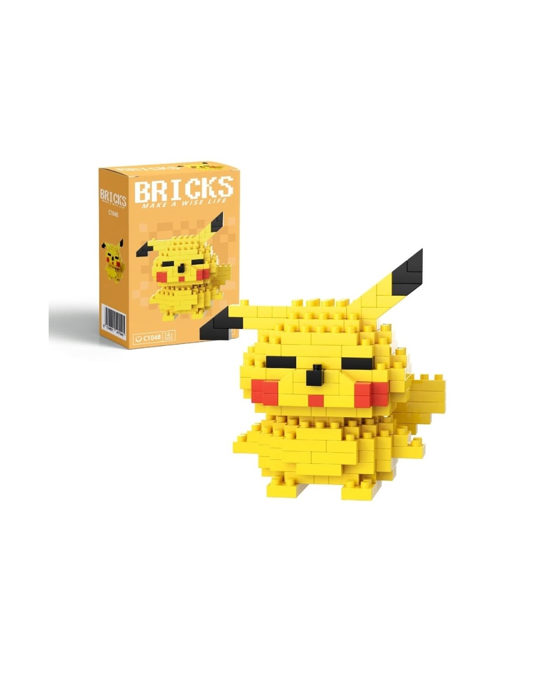 jeu de construction brique pikachu pokemon