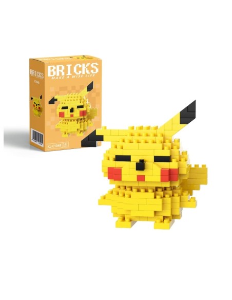 jeu de construction brique pikachu pokemon