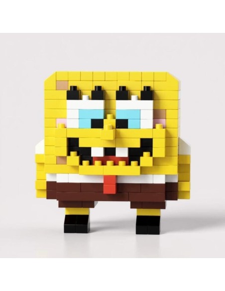 figurine construction bob l'éponge