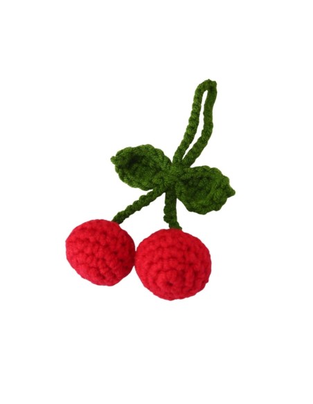 bijou de sac cerise en crochet