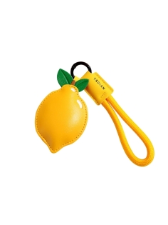 bijou de sac citron effet cuir