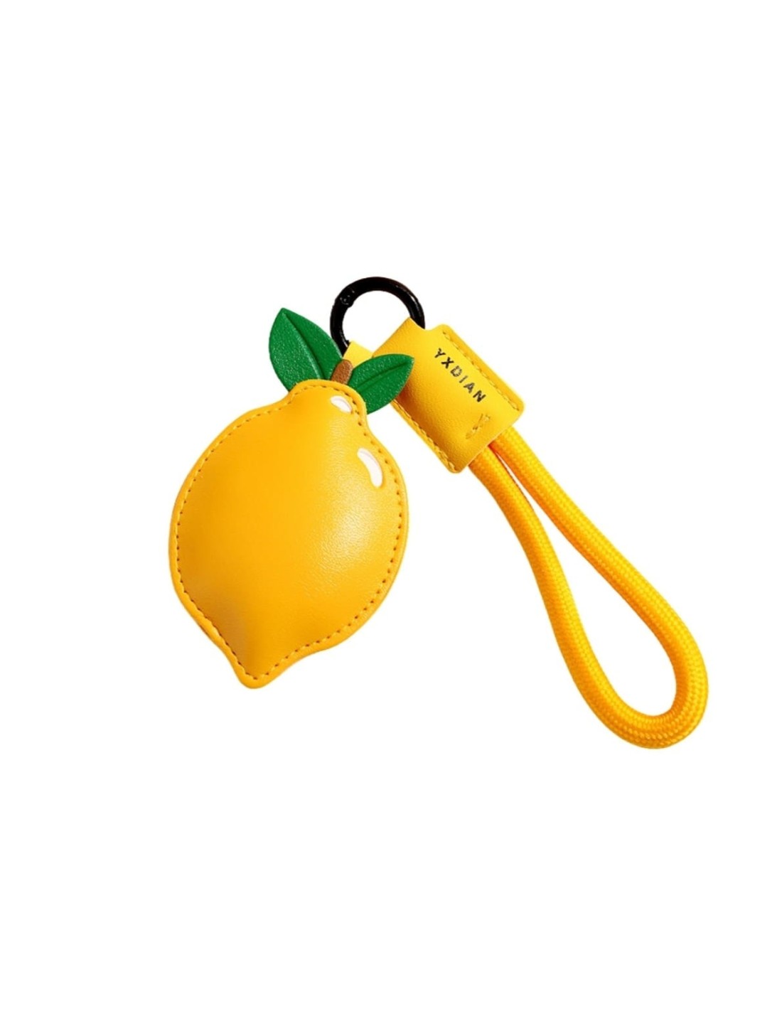 bijou de sac citron effet cuir